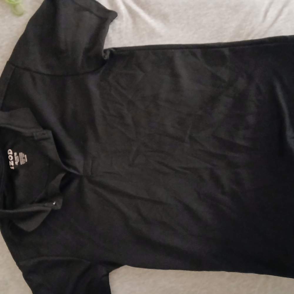 IZOD Teen Black Short-Sleeve Polo Shirt